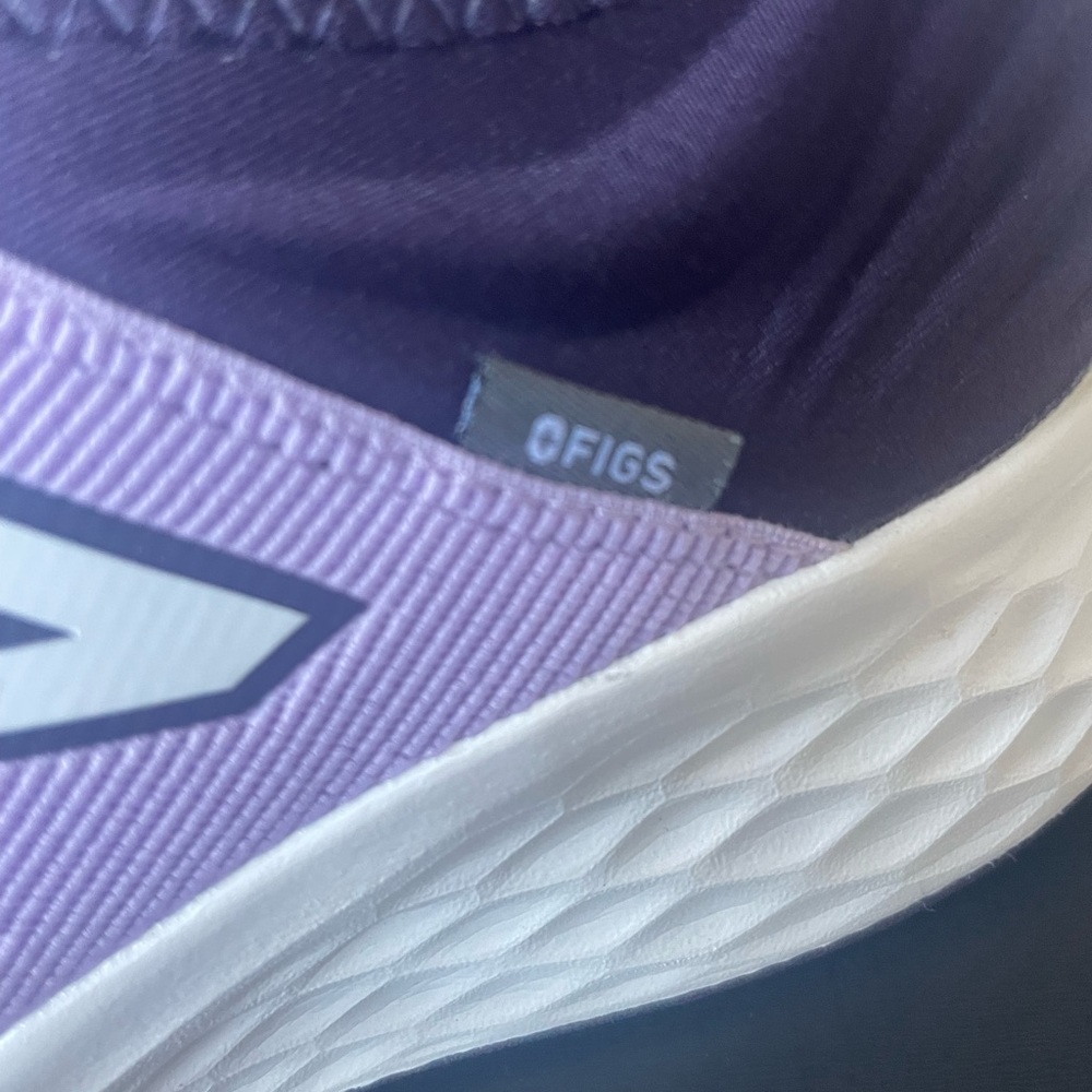 Figs Women's Purple and White Sneakers - Picture 3 of 5